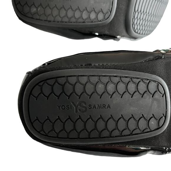 Yosi Samara Foldable Ballet Flat Black Patent Leather 5 - Picture 5 of 11